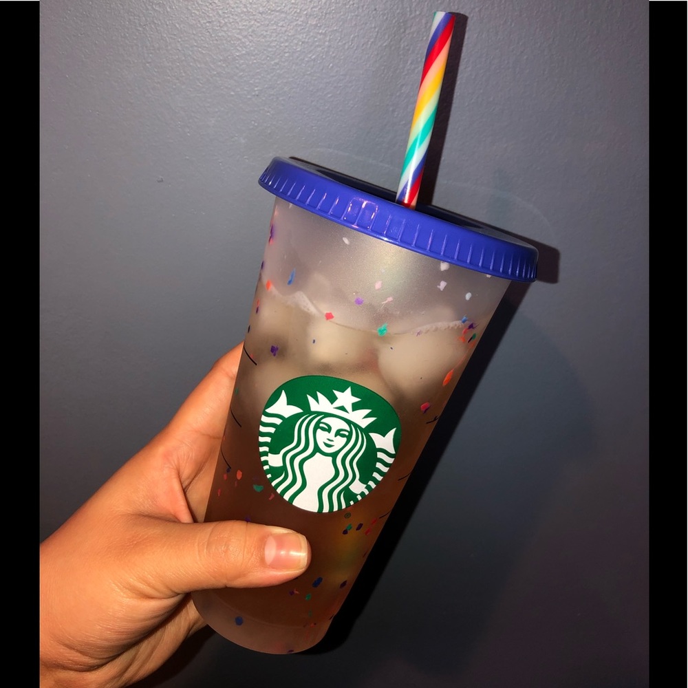 🎉 STARBUCKS CONFETTI TUMBLER 🎉 - Picture 2 of 10